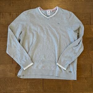 Puma x Arnold Palmer Gray V-Neck Golf Sweater Size XL